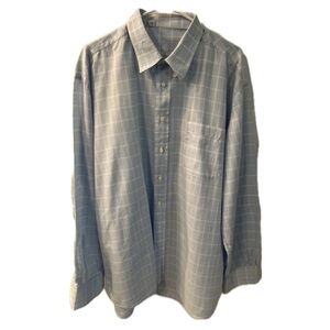 Men's Gray Checkered Shirt